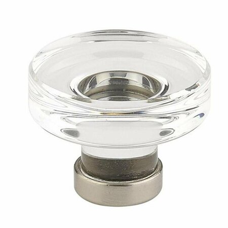 PATIOPLUS 1.75 in. Grayson Crystal Knob Cabinet with Satin Nickel PA3239540